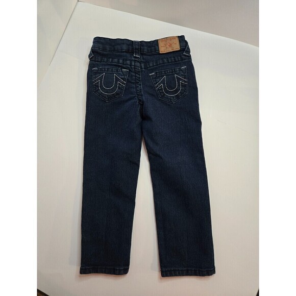 True Religion Toddler Boy's Geno Relaxed Slim Jeans Adjustable Waist Sz 5 - Picture 7 of 8